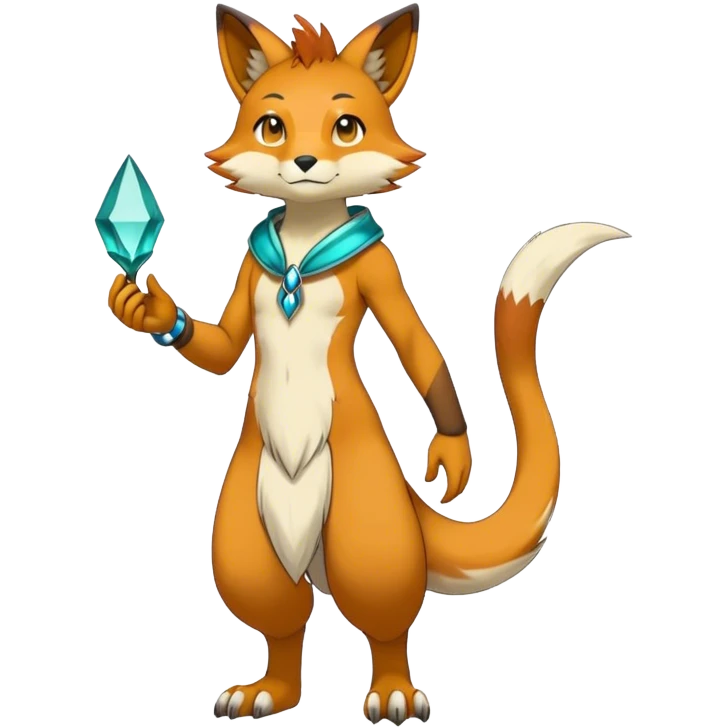 Anthro Sona Fakemon Full Body emoji