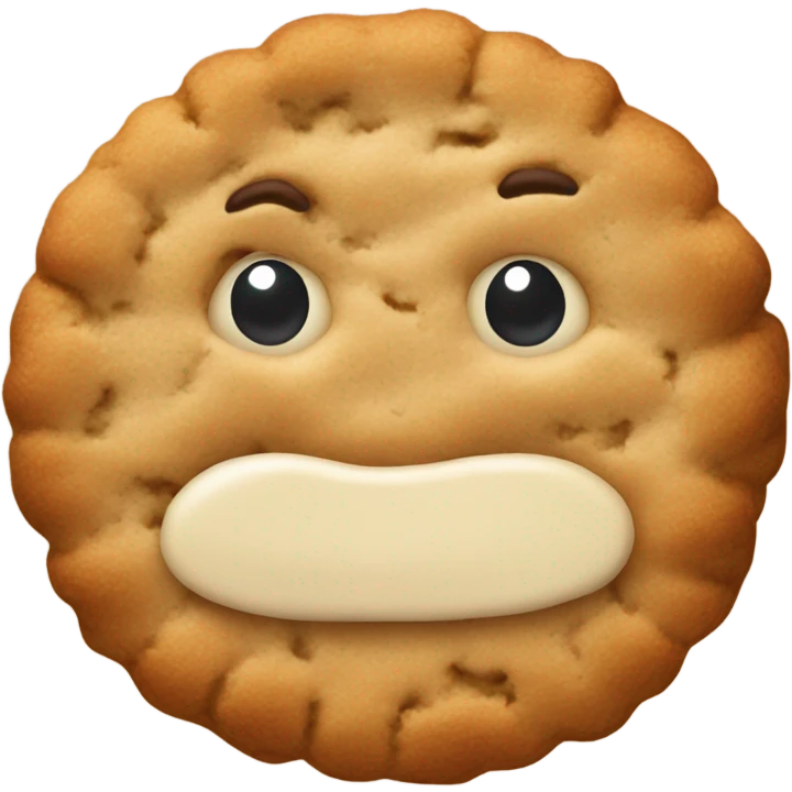 oatmeal cookie emoji