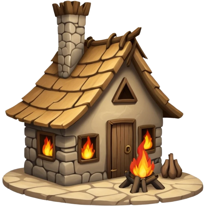 fire elemental tribe house emoji