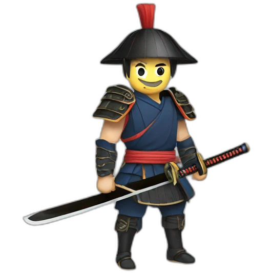 katana samurai napoleon emoji