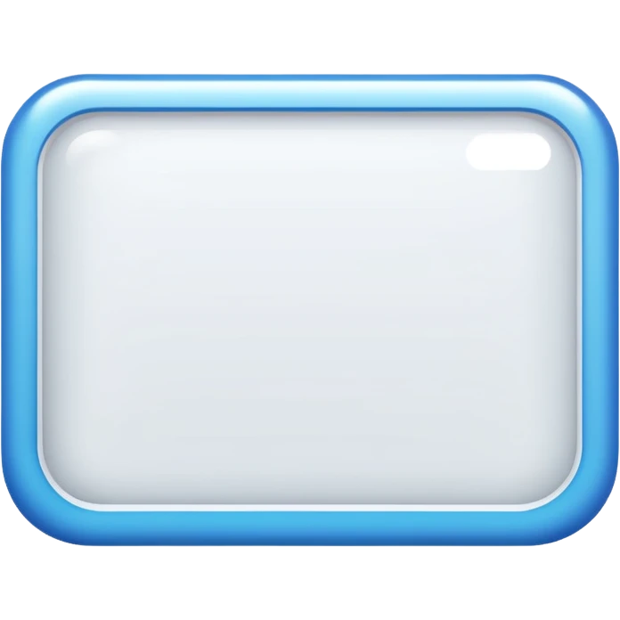 rectangular message bubble emoji