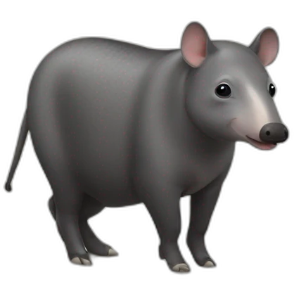 Tapir heureux emoji