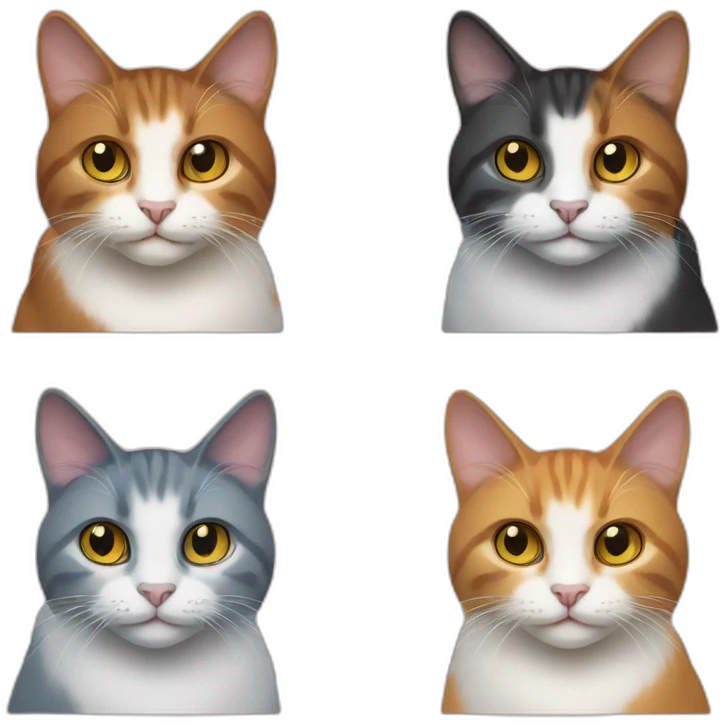 three color cat? emoji