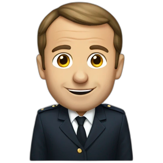 Emmanuel Macron pauvre emoji