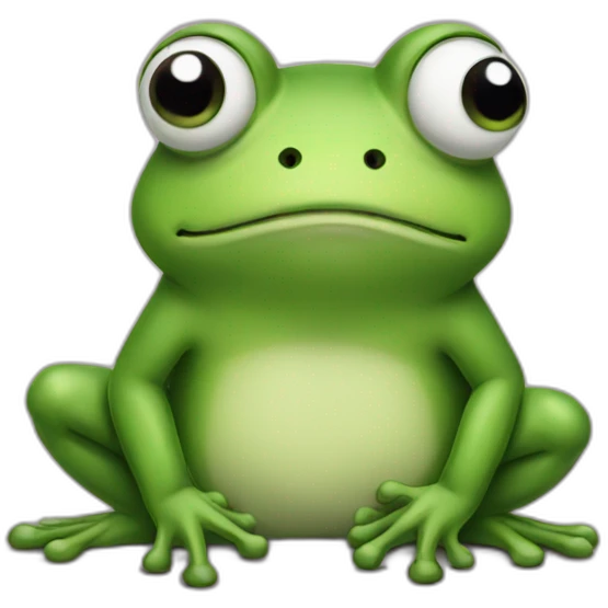 sad frog emoji