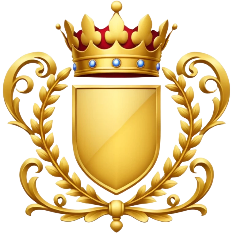 Gold royal Crest emoji