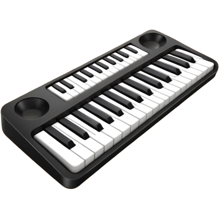music keyboard emoji