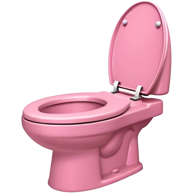 Skibidi toilet but pink emoji