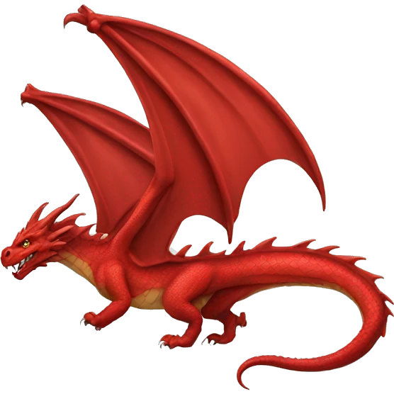 dragon red emoji