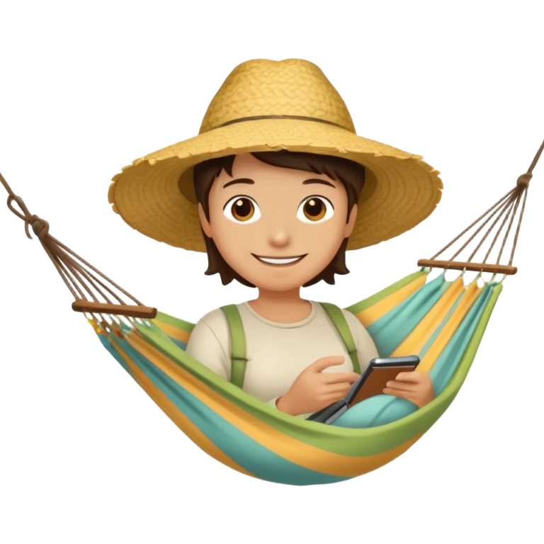 Person in hammock emoji
