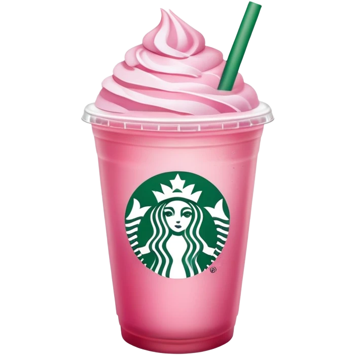 a pink drink from starbucks emoji