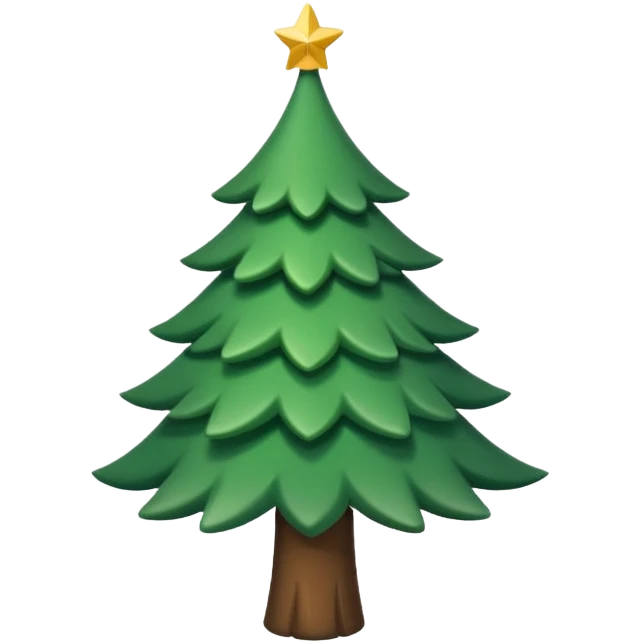 Fais le sapin plus petit, plus styé. Logo pour réseaux sociaux. emoji