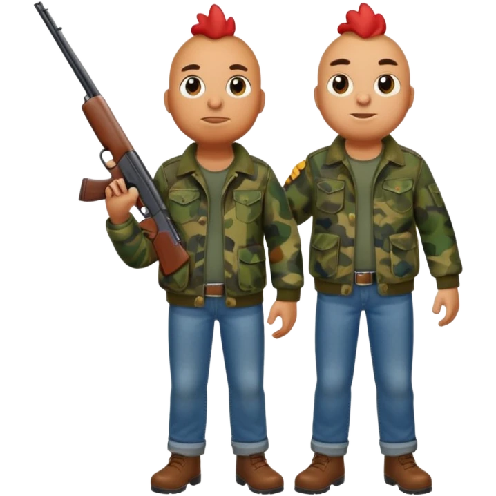 Chicken hunter emoji