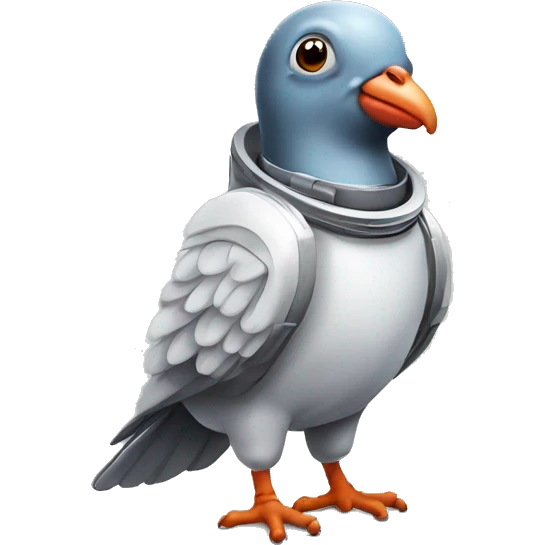 pigeon astronaut emoji