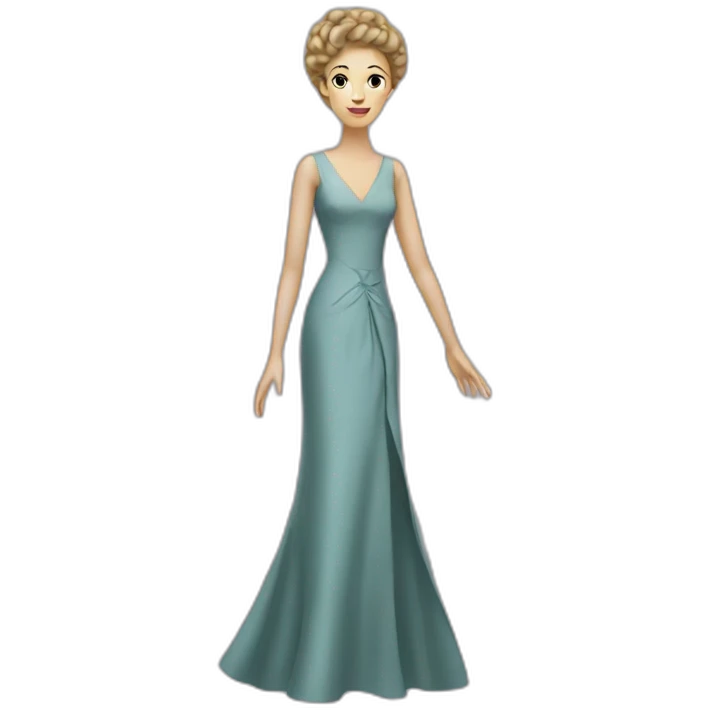 elegant tall French woman emoji