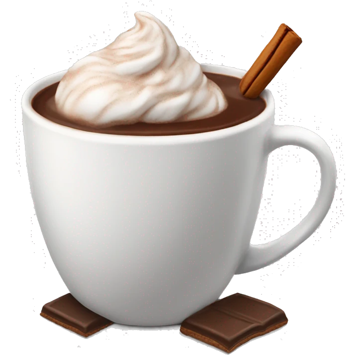Hot chocolate emoji