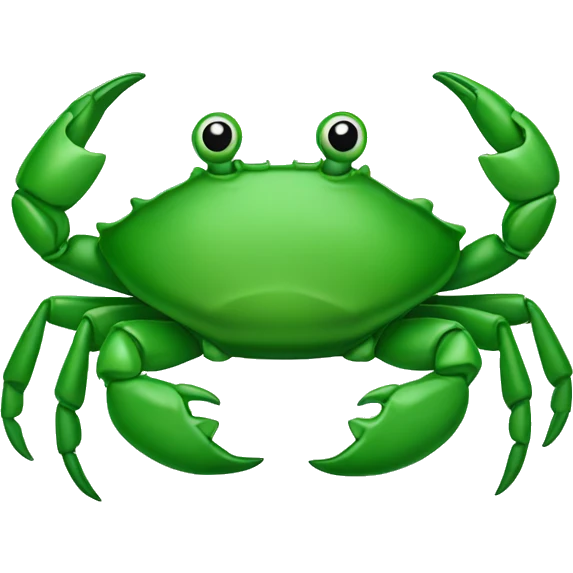 green crab emoji