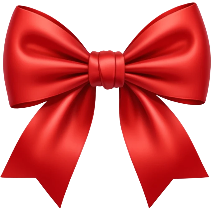 Red bow emoji