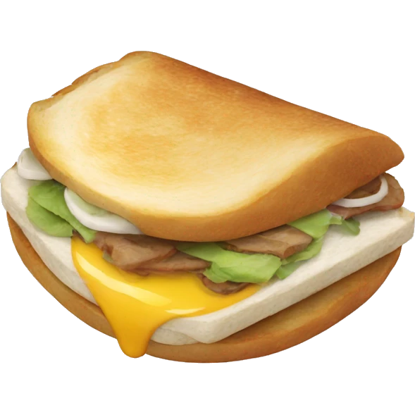 moon roti sandwhich food  emoji