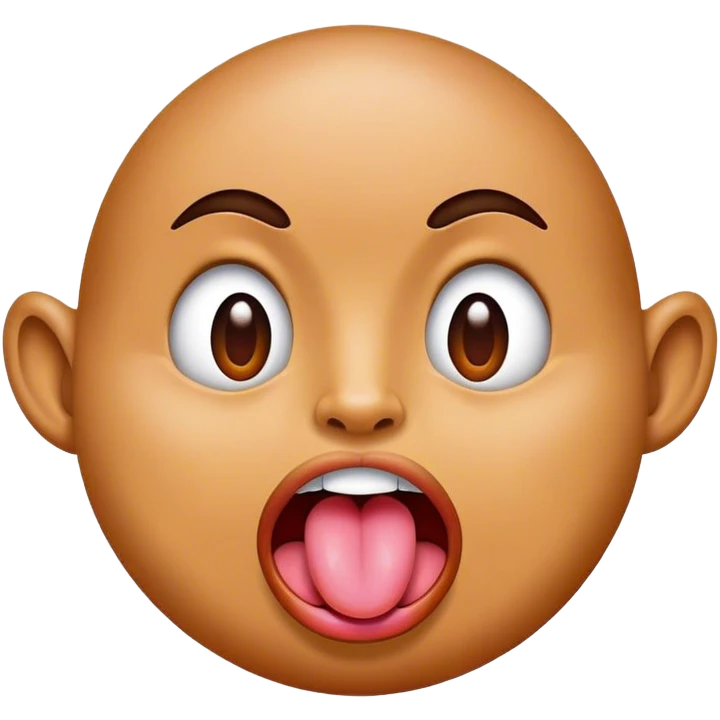 Face with tongue out emoji