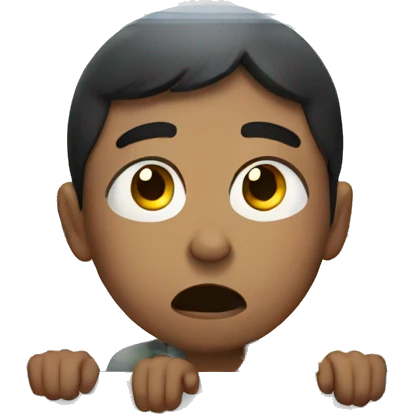person crying looking out the window emoji