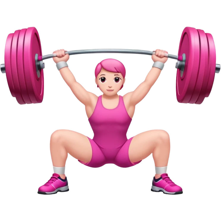 gym pink emoji