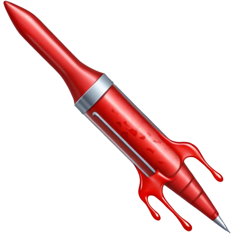 needle with blood emoji