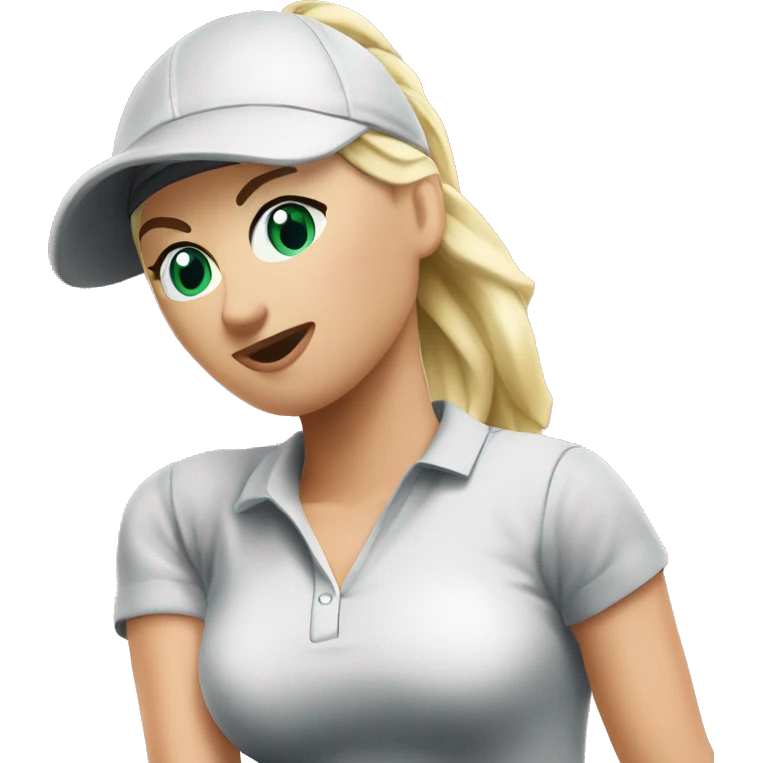 Paige spiranac golfing emoji