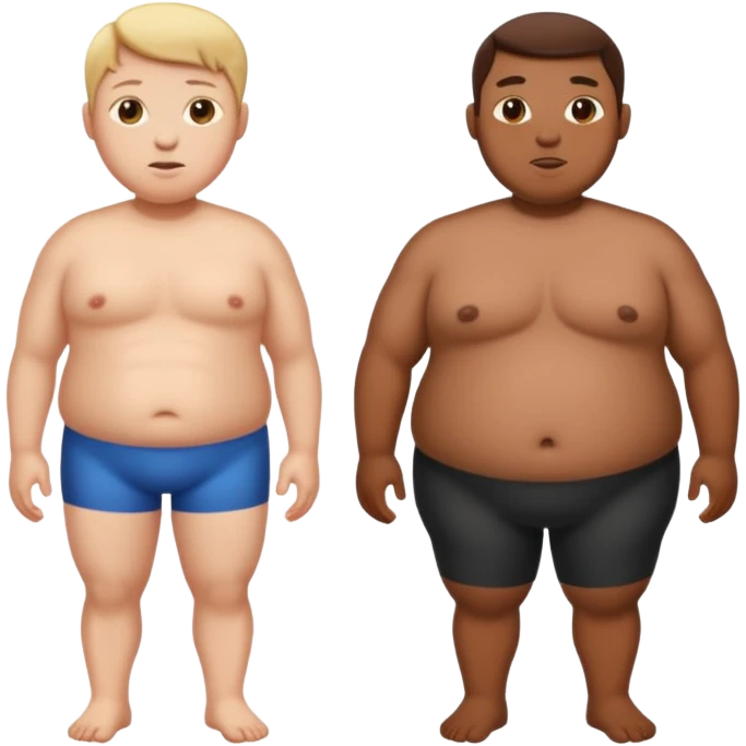 SUPER STATICY AND SUPER FUZZY IMAGE OF A SUPER BIG AND SUPER SMALL SUPER FAT AND SUPER SKINNY emoji