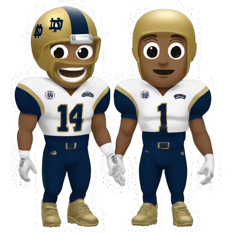 Notre dame football win emoji