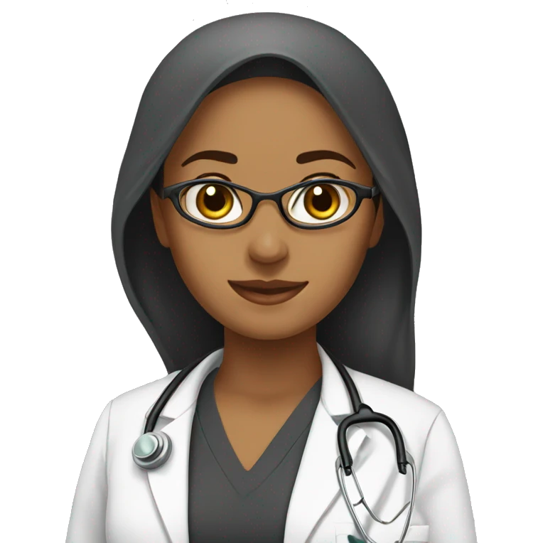 a muslim doctor women  emoji