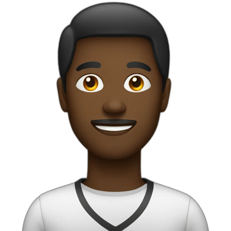 Personne habillé en noir emoji