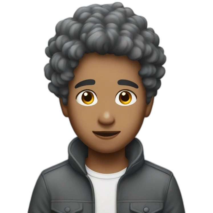 pigeons son with cheast hair emoji