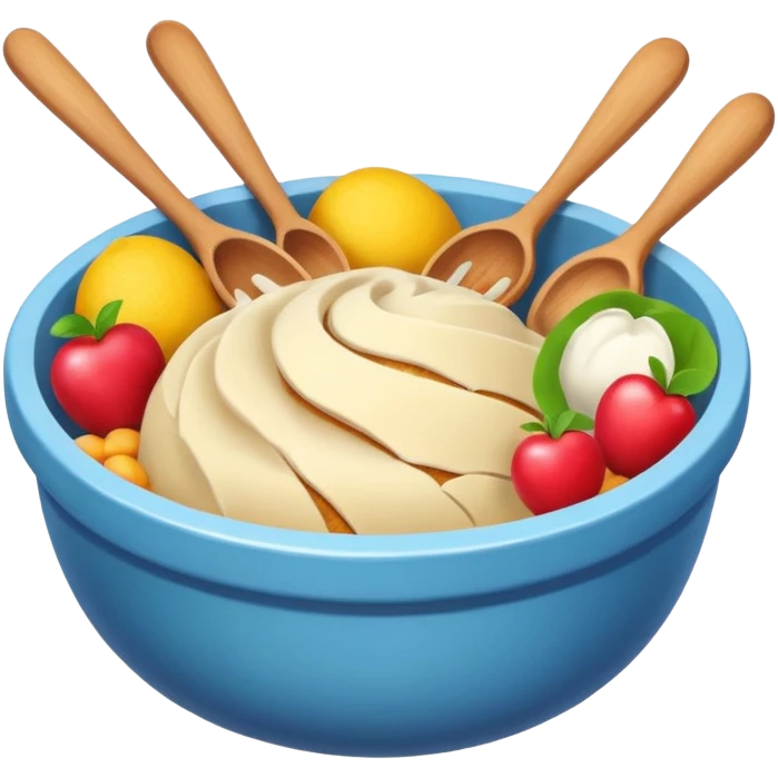 baking ingredients before preparation emoji