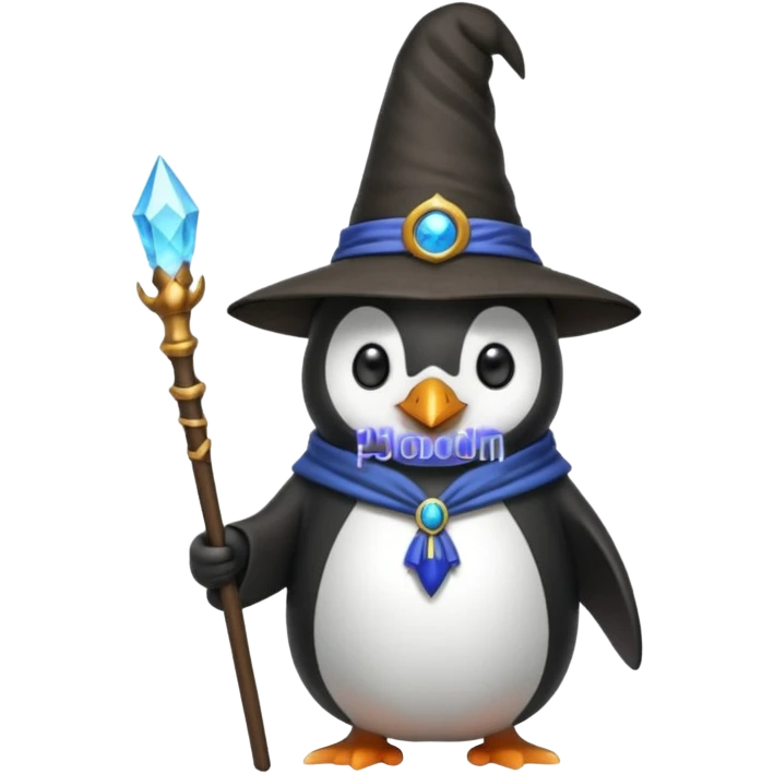 penguin wizard emoji