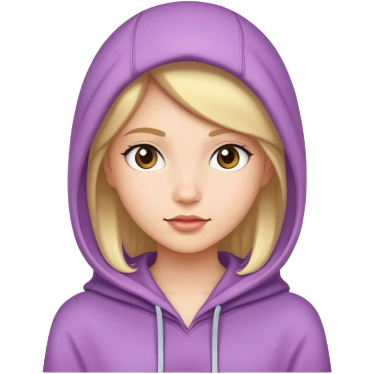 Princess wearing a hoodie  emoji