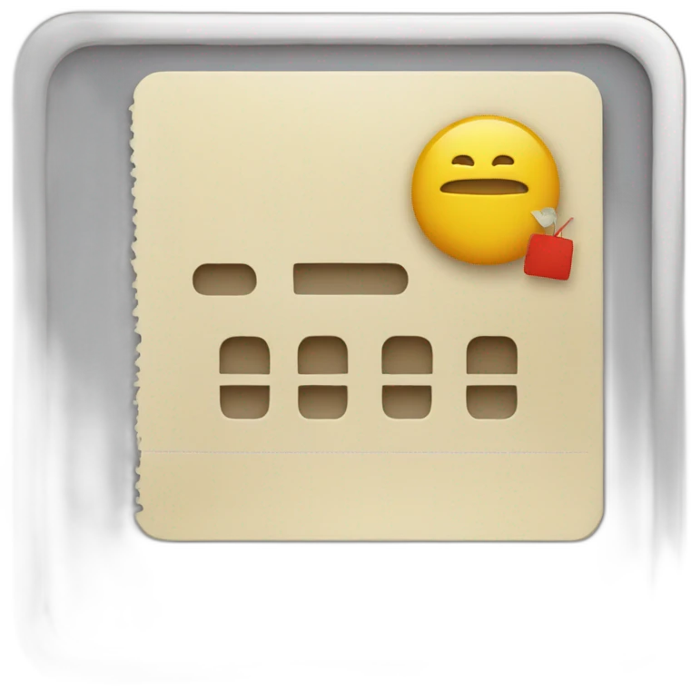 boarding pass for a plane emoji