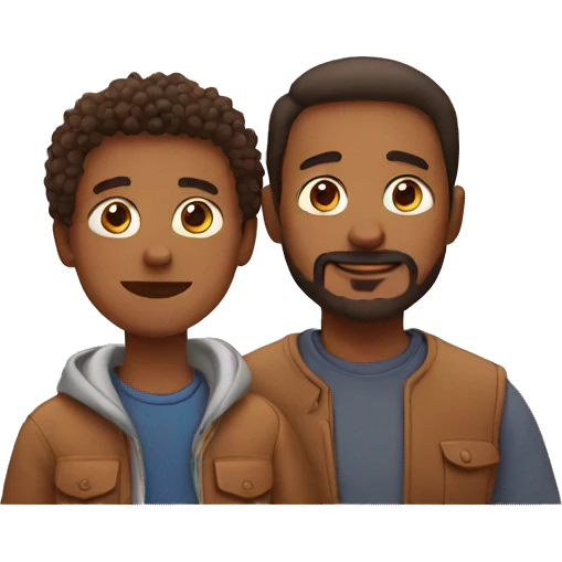 father and son emoji