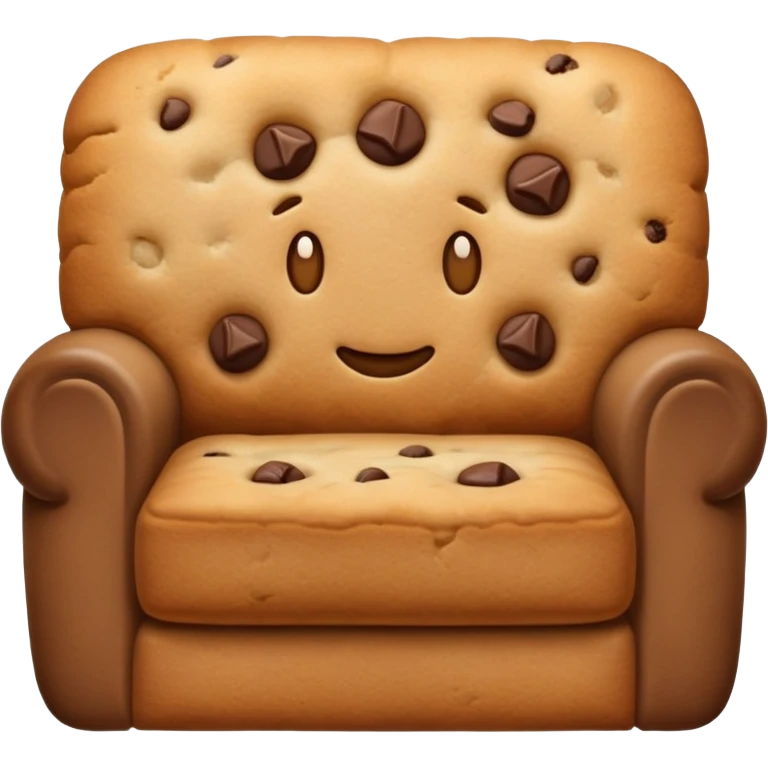 cookie sitting on couch emoji