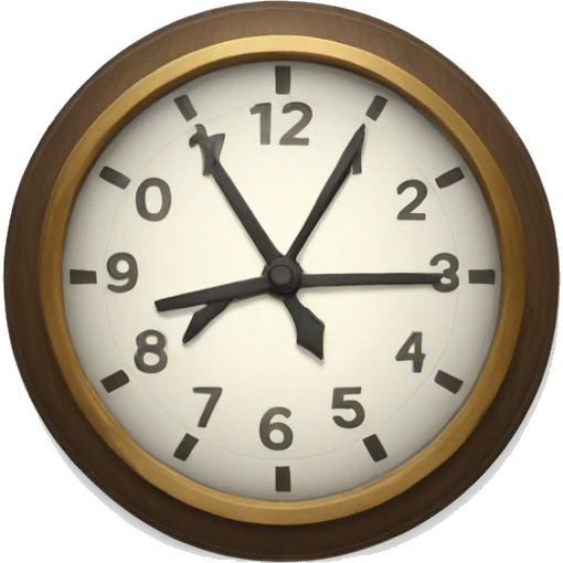 Clock emoji