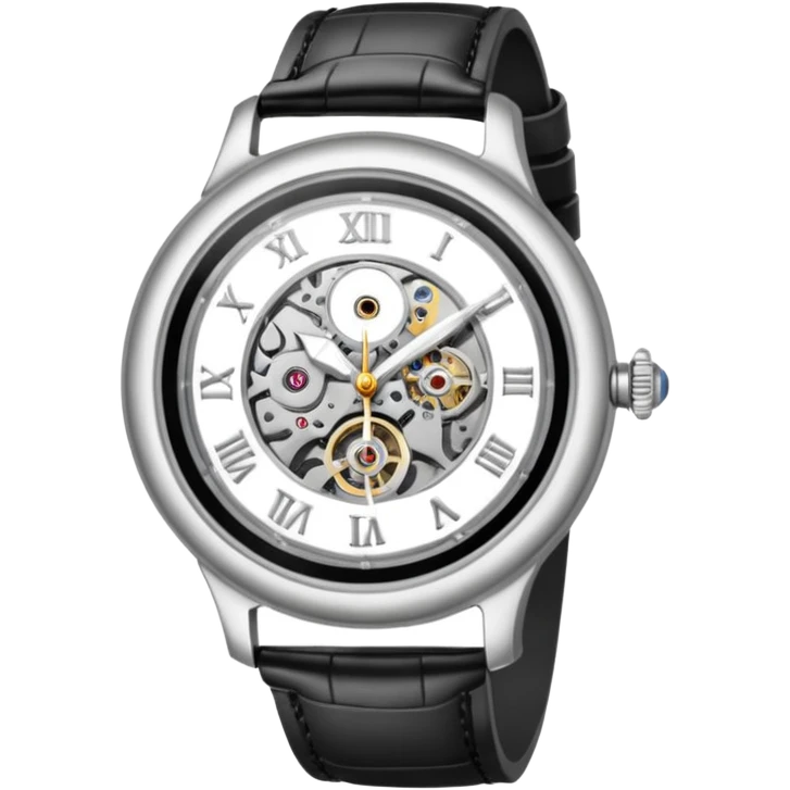 A hand with a watch emoji