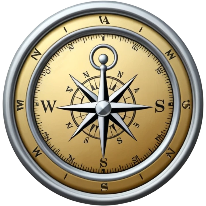 Wa seal stamp with a compass on it emoji