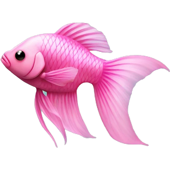 pink beta fish emoji