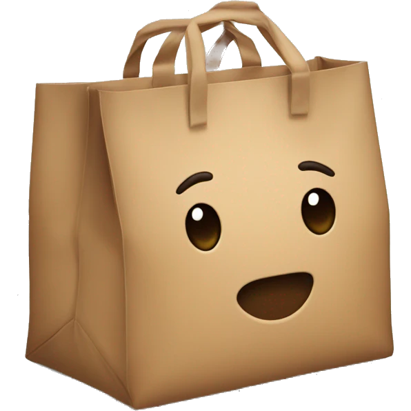 food delivery bag emoji