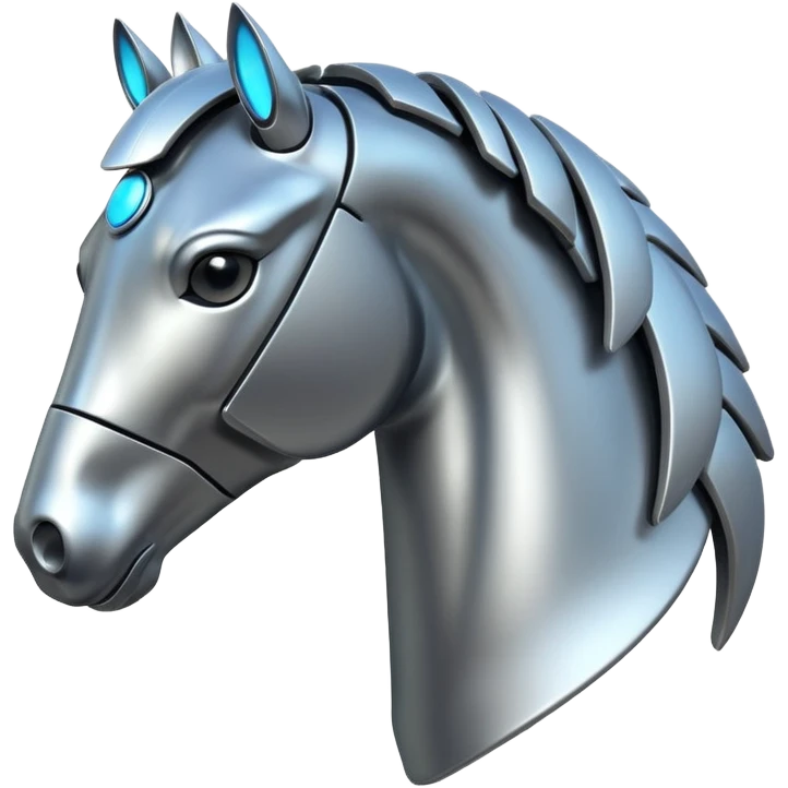 Cyber horse emoji