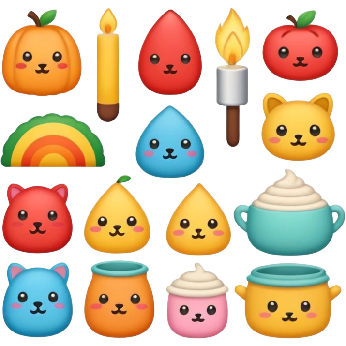 Cute and cozy sticker pack  emoji