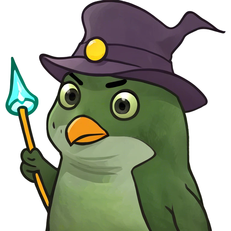 wizard penguin emoji