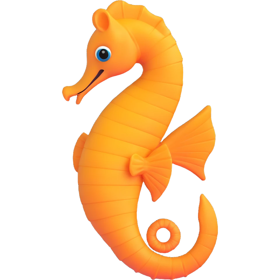 A seahorse emoji