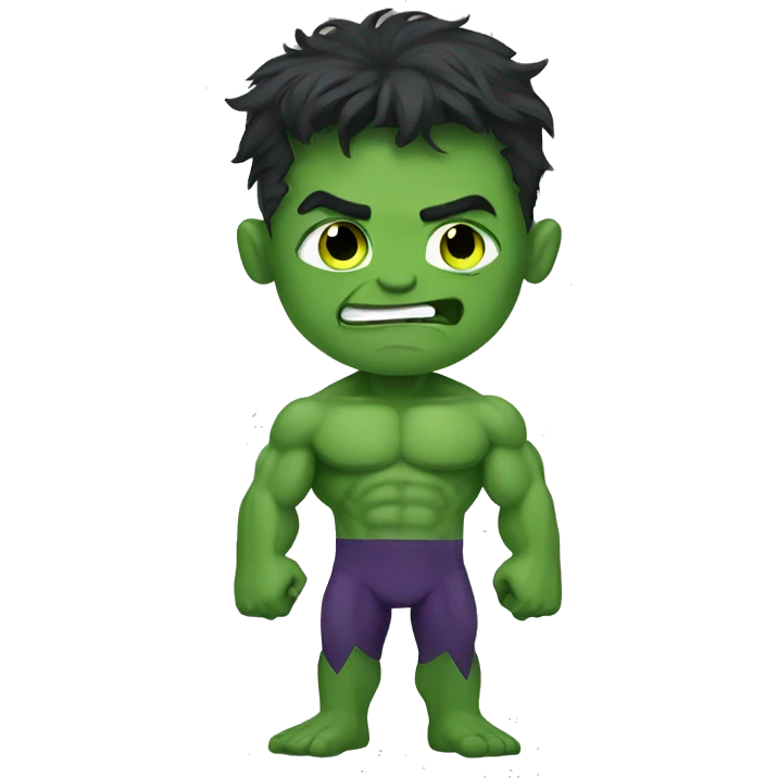 Super hero hulk emoji