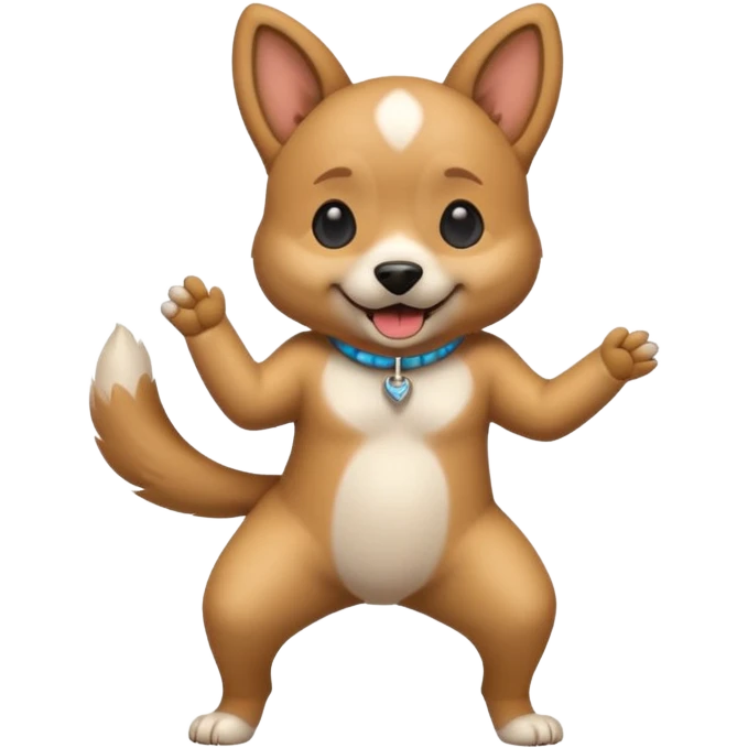 Twerking dog emoji